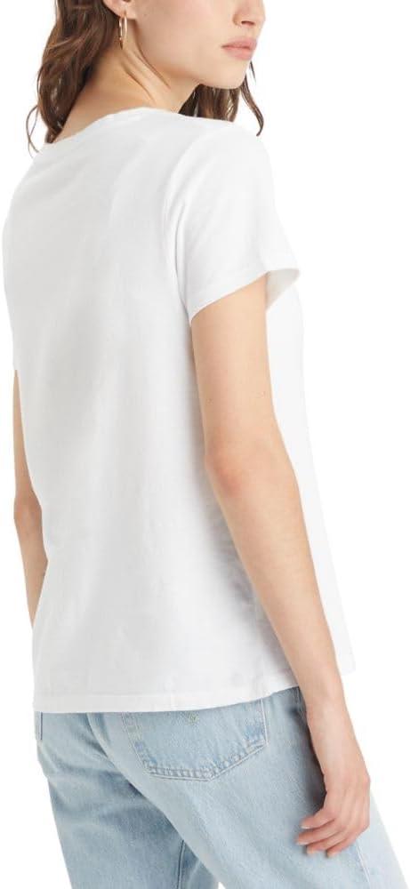 imageLevis Womens Perfect VNeck TShirtWhite