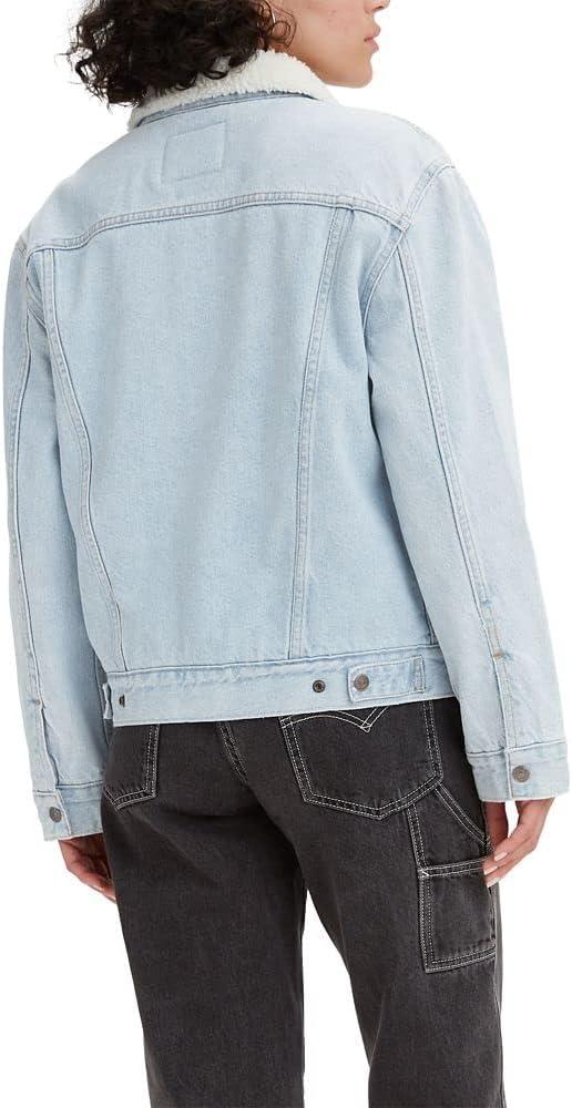 imageLevis Womens Premium ExBoyfriend Sherpa JacketIndigo Worn in