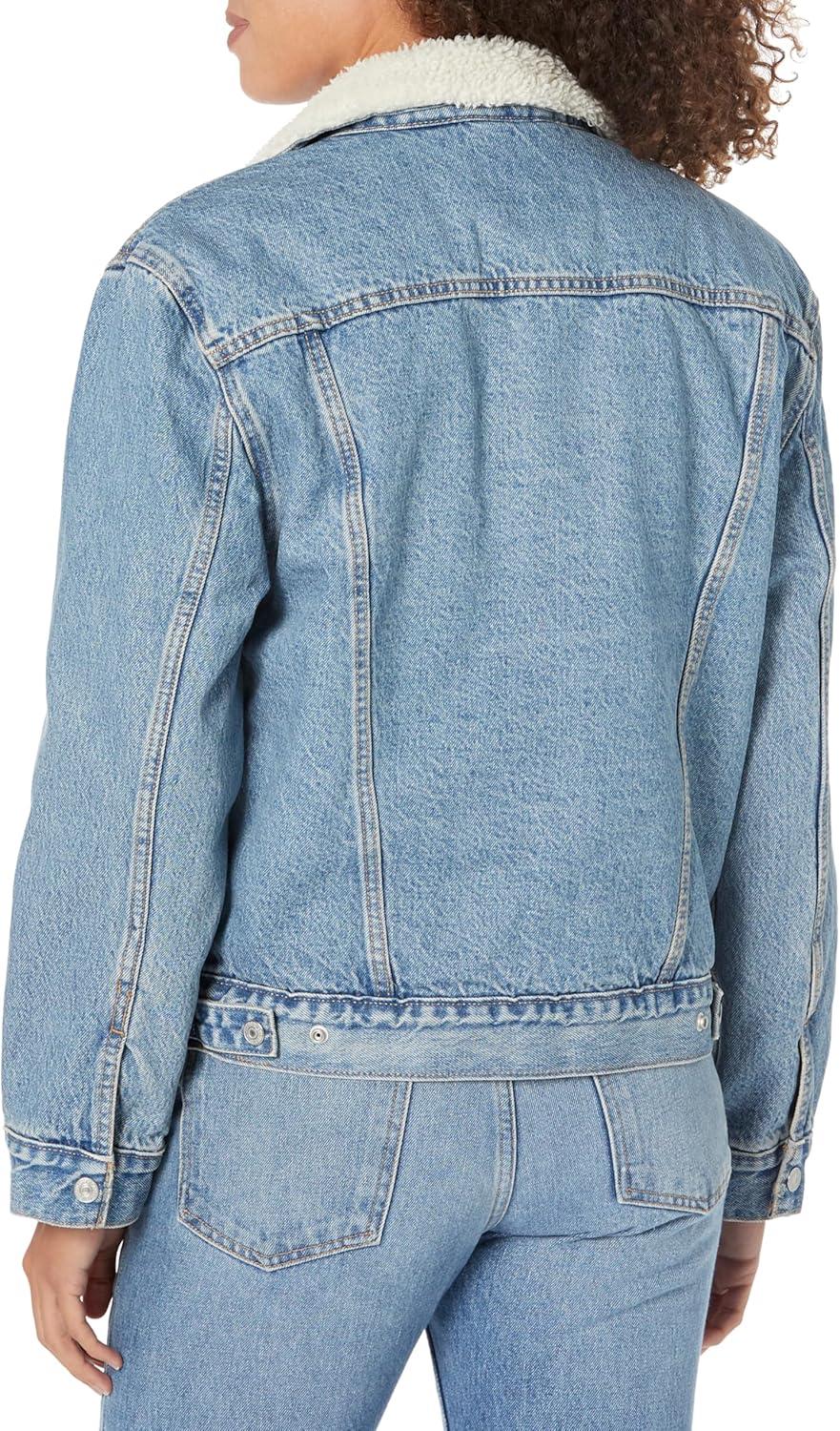 imageLevis Womens Premium ExBoyfriend Sherpa JacketNew Notes