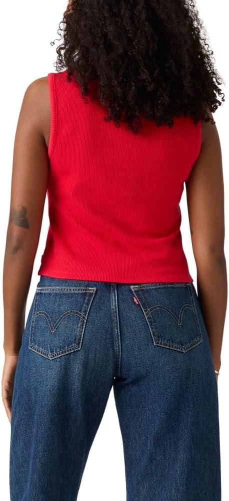 imageLevis Womens Rory Sleeveless Button UpTrue Red