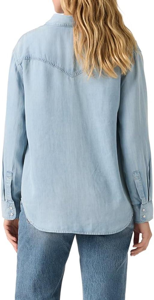 imageLevis Womens Sawyer Western ShirtNew Cant Focus Nonstretch