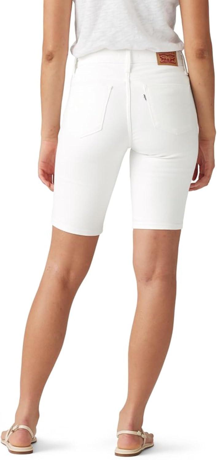 imageLevis Womens Shaping Bermuda Shorts Also Available in PlusChalk White