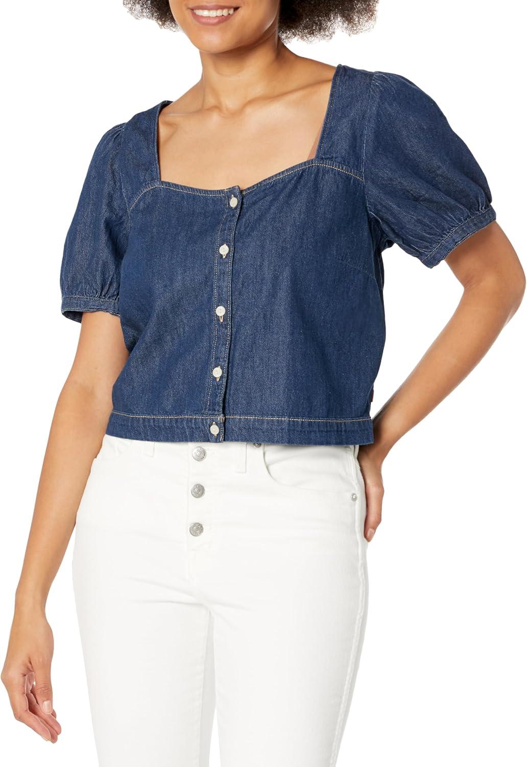 imageLevis Womens Simone Short Sleeve BlouseSmokin Hot