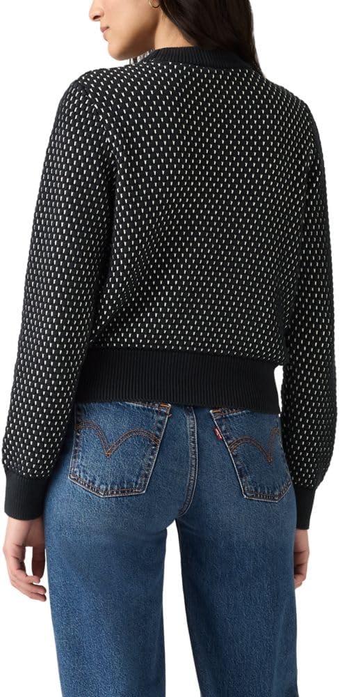 imageLevis Womens Snowflake Crew PulloverAnneli Geo Anthracite Night