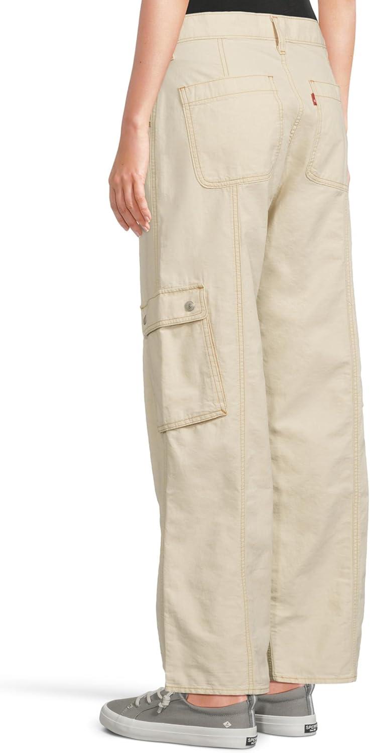 imageLevis Womens Superlow Loose Cargo PantsBreezy Ecru