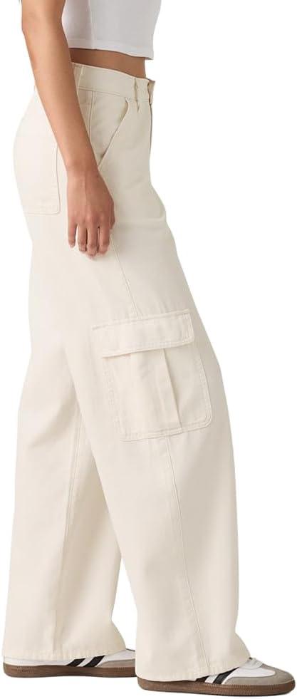 imageLevis Womens Superlow Loose Cargo PantsNew Jet Stream Nonstretch