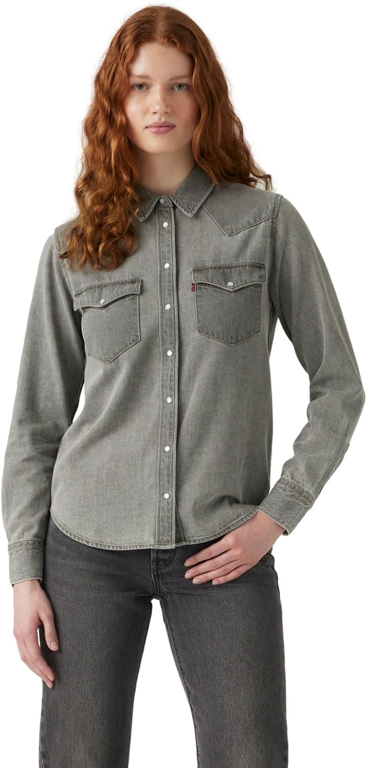 imageLevis Womens Ultimate Western Shirt Standard and PlusLast Laugh
