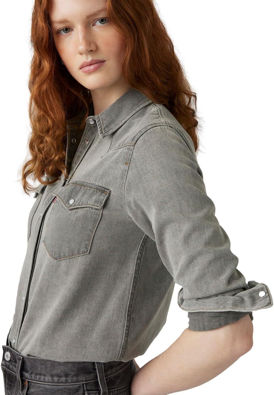imageLevis Womens Ultimate Western Shirt Standard and PlusLast Laugh