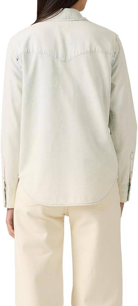 imageLevis Womens Ultimate Western Shirt Standard and PlusNew Glacial Pace Shrinktofit