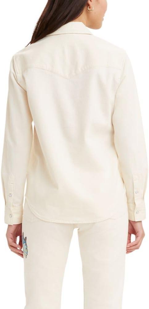 imageLevis Womens Ultimate Western Shirt Standard and PlusNew Icy Ecru 4