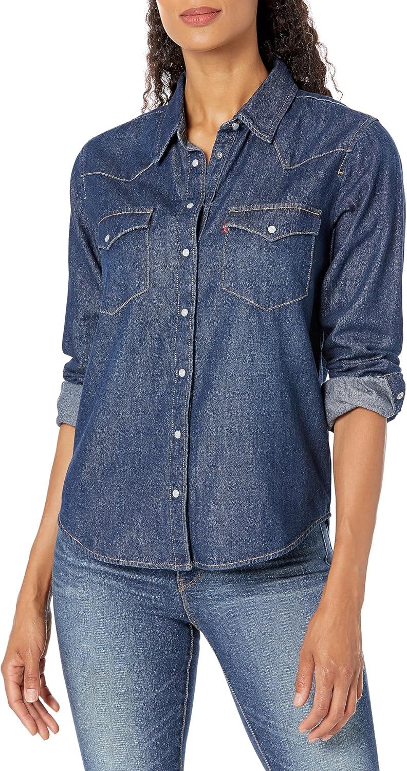 imageLevis Womens Ultimate Western Shirt Standard and PlusSmokin Hot