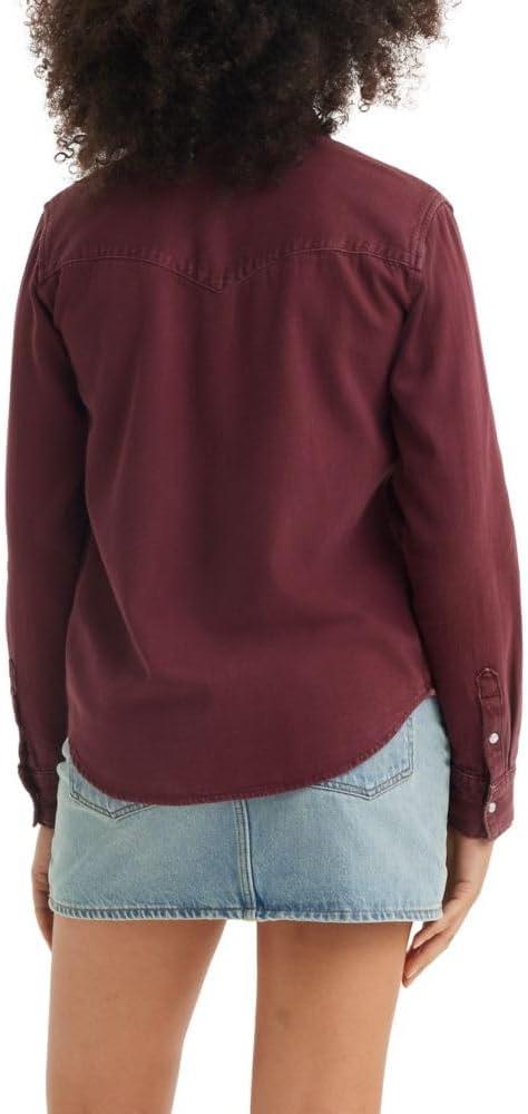 imageLevis Womens Ultimate Western Shirt Standard and PlusWindsor Wine