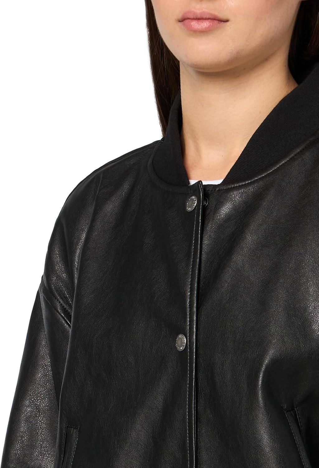 imageLevis Womens Varsity Bomber JacketBlack
