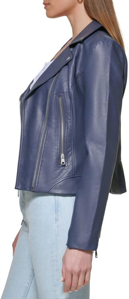imageLevis Womens Vegan Leather 538 Moto Jacket Regular amp Plus SizeOdyssey