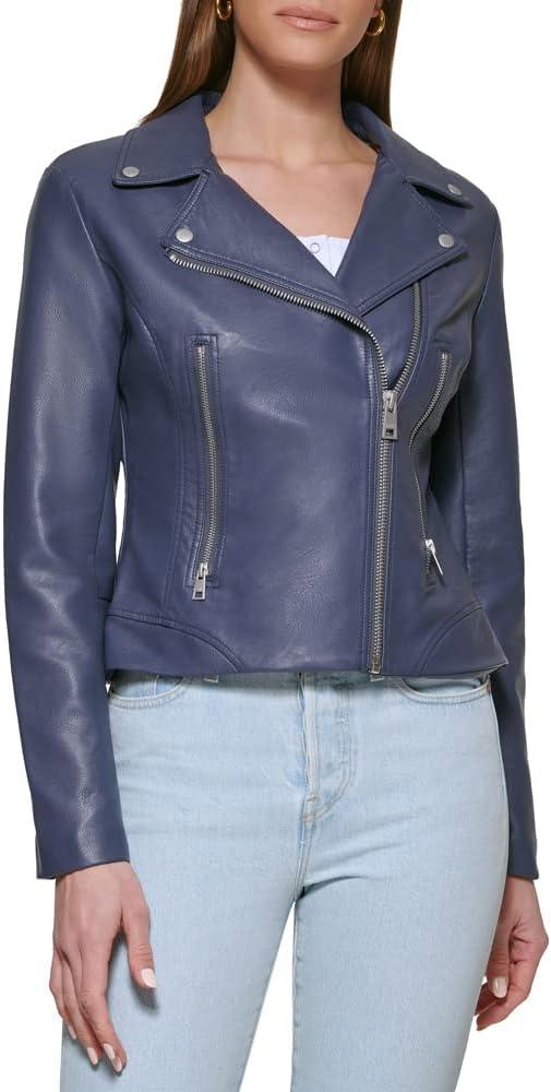 imageLevis Womens Vegan Leather 538 Moto Jacket Regular amp Plus SizeOdyssey