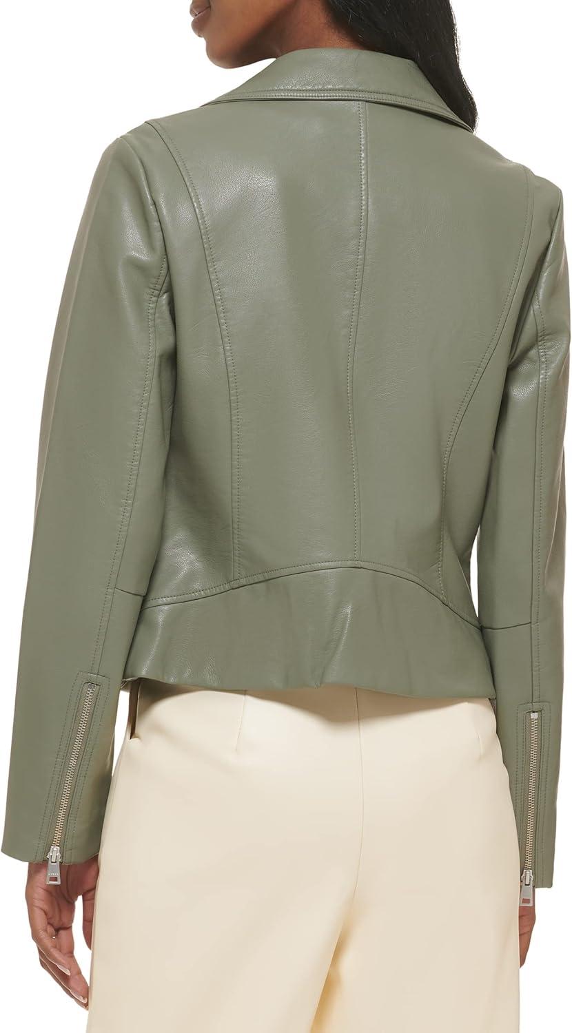 imageLevis Womens Vegan Leather 538 Moto Jacket Regular amp Plus SizeSage