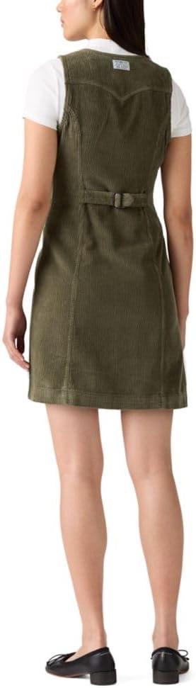 imageLevis Womens Vianna Vest Dress Also Available in PlusIvy Green Corduroy