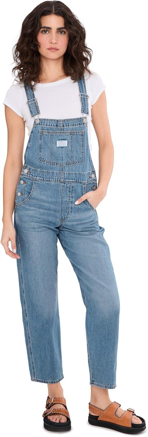 imageLevis Womens Vintage Overalls Also Available in PlusNew File Away Nonstretch
