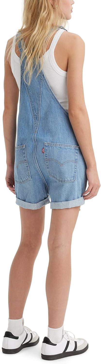 imageLevis Womens Vintage Shortalls Also Available in PlusLight Indigo Worn in