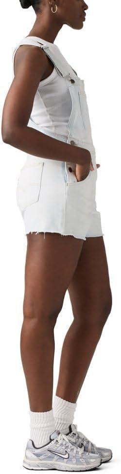 imageLevis Womens Vintage Shortalls Also Available in PlusNew Glacial Paceall Nonstretch