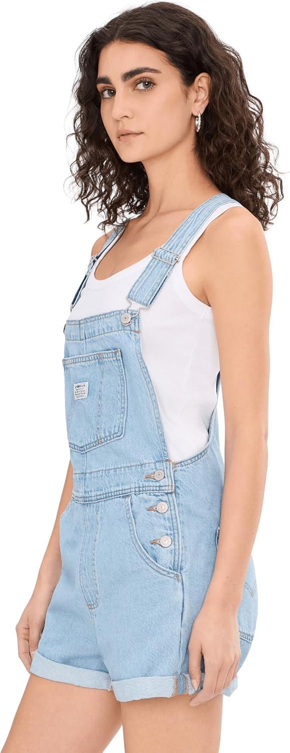 imageLevis Womens Vintage Shortalls Also Available in PlusNew I Will No Stretch