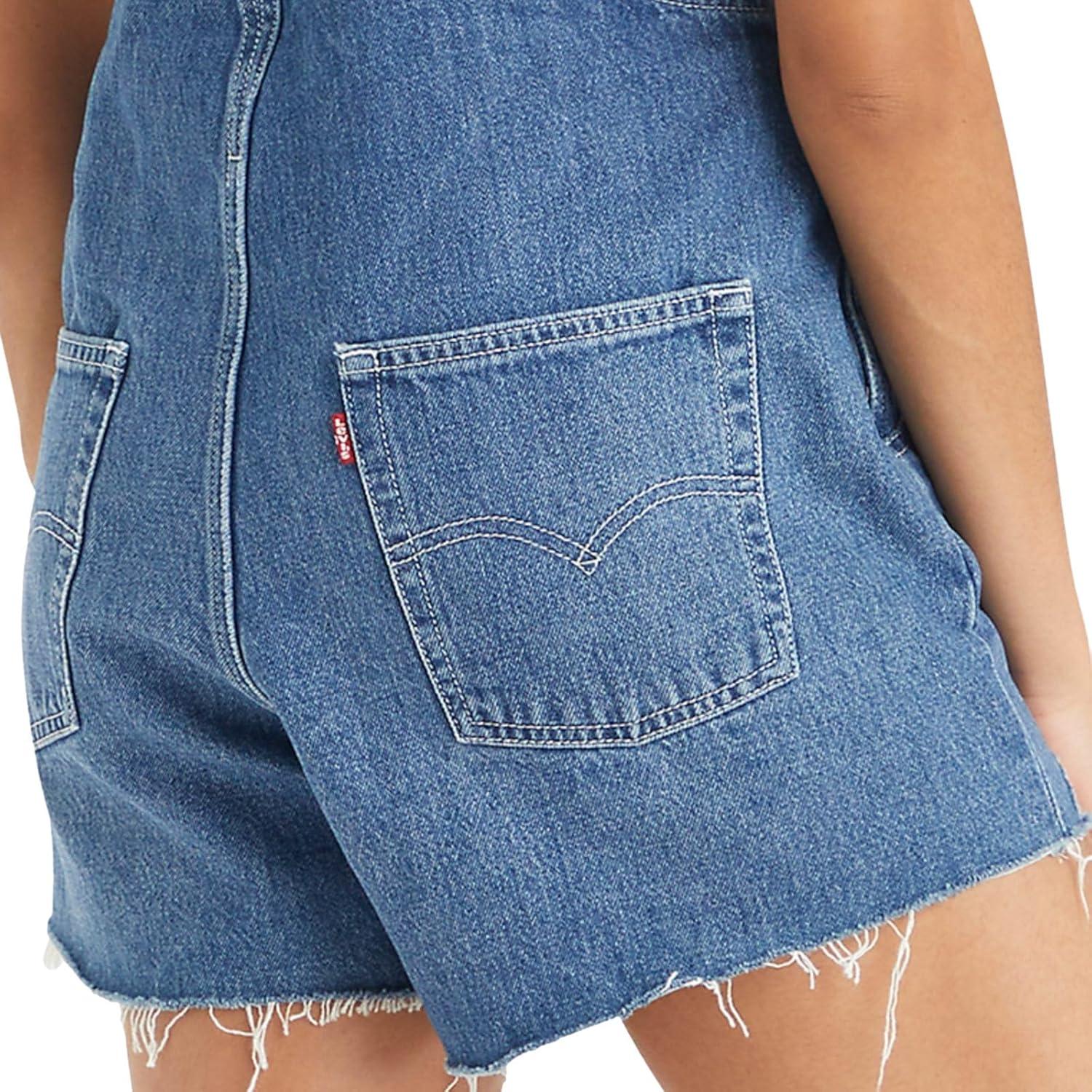 imageLevis Womens Vintage Shortalls Also Available in PlusNew Mend Me Not