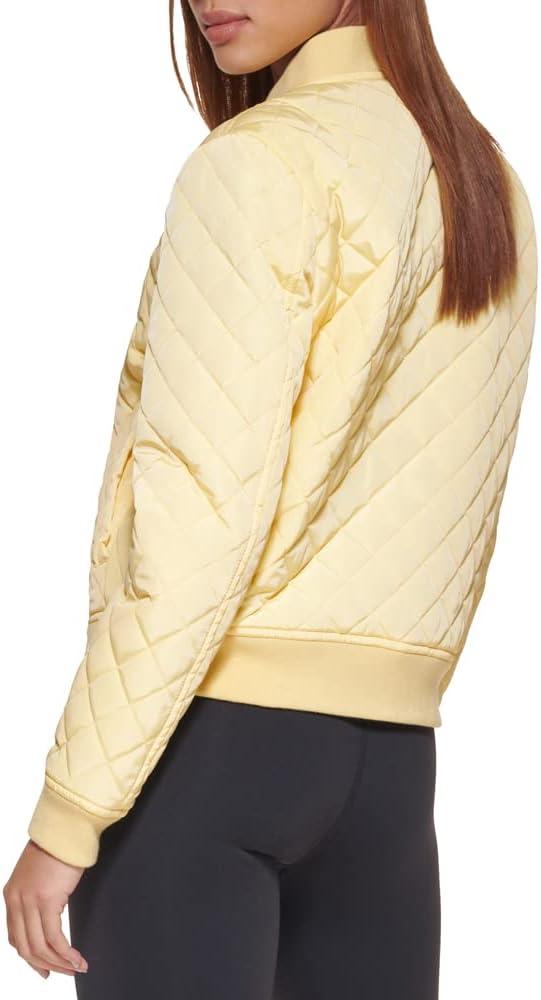 imageLevis Womens Womens Diamond Quilted Bomber Jacket With Front Pockets Regular amp Plus SizesPopcorn