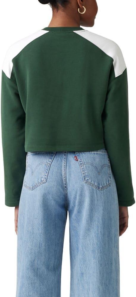 imageLevis mens Graphic Bleacher SweatshirtJungle Green Bright White