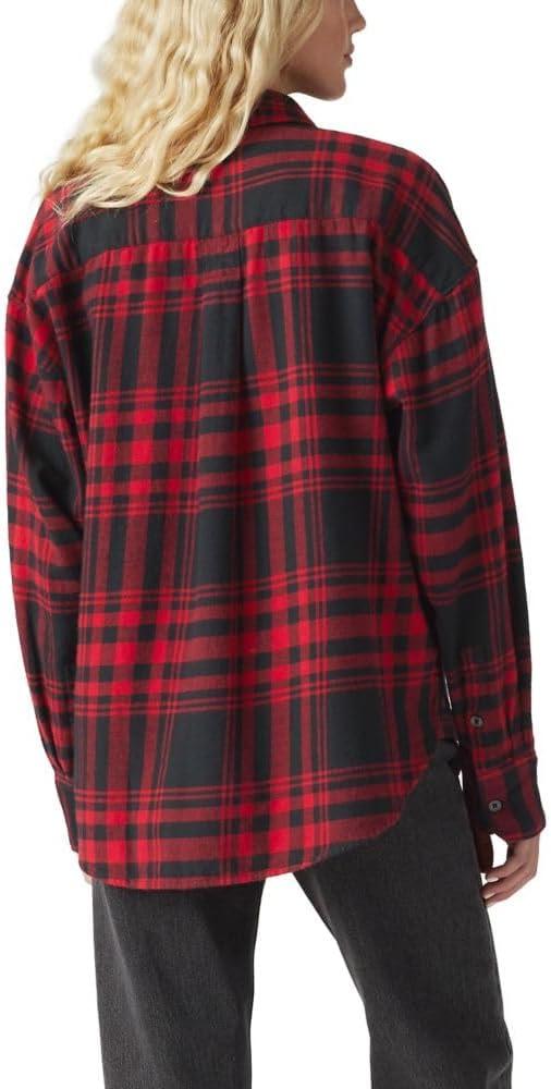 imageLevis womens Henri FlannelKlinti Plaid Jet Black