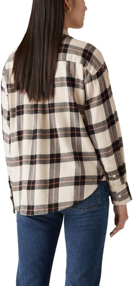 imageLevis womens Henri FlannelNew Leslie Plaid Sandshell