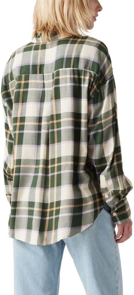 imageLevis womens Henri FlannelSarina Python Green