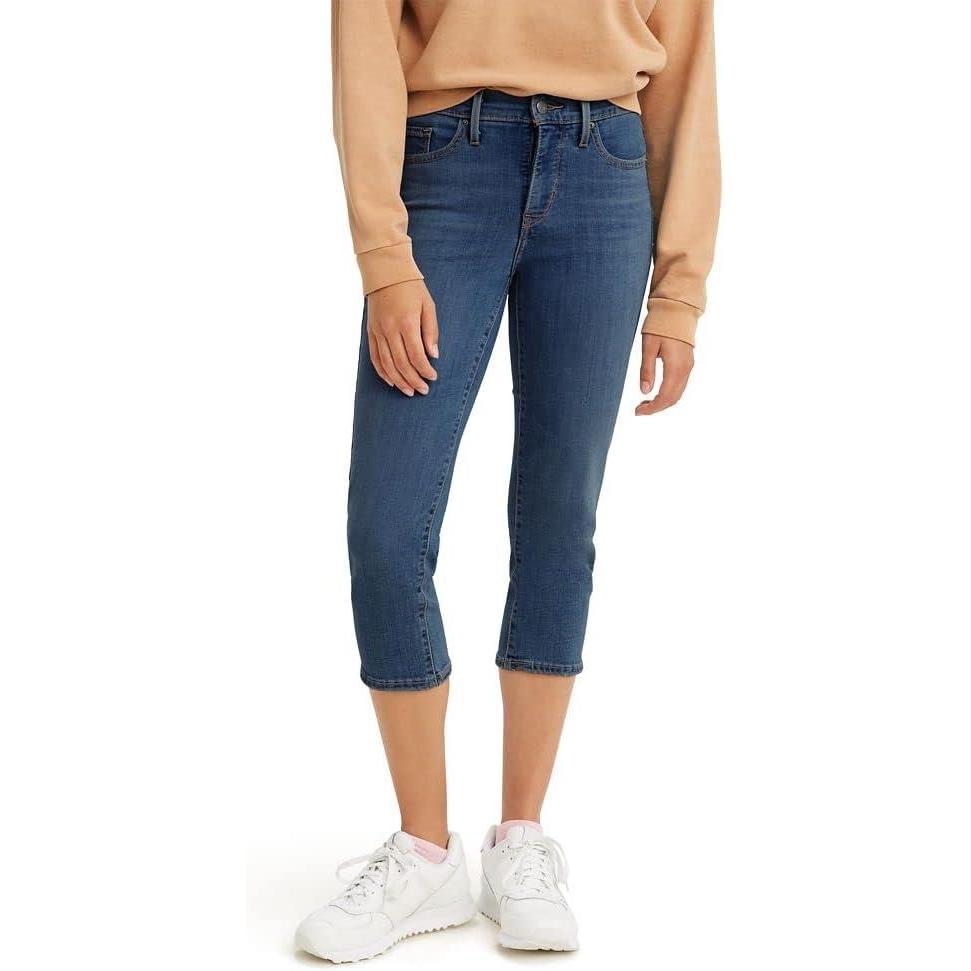 imageLevis Womens 311 Shaping Capri Jeans Also Available in PlusLapis Amidst  Dark Indigo