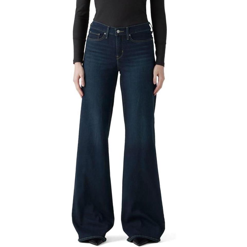 imageLevis Womens 318 Shaping Wide LegChances Are Stretch