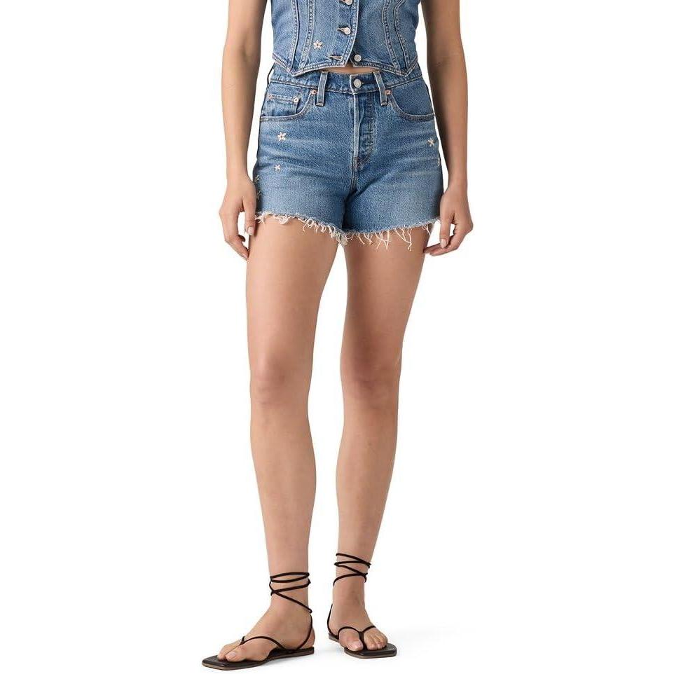 imageLevis Womens 501 Curve ShortNew Bee in the Bonnet Shrinktofit Stretch