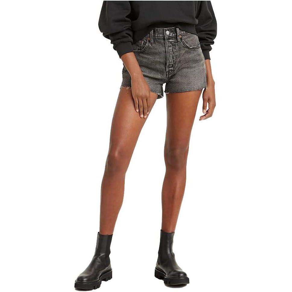 imageLevis Womens 501 Original Shorts Also Available in PlusBetter Weathered