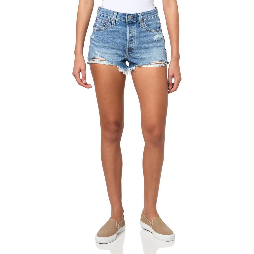 imageLevis Womens 501 Original Shorts Also Available in PlusBlow Big Horns