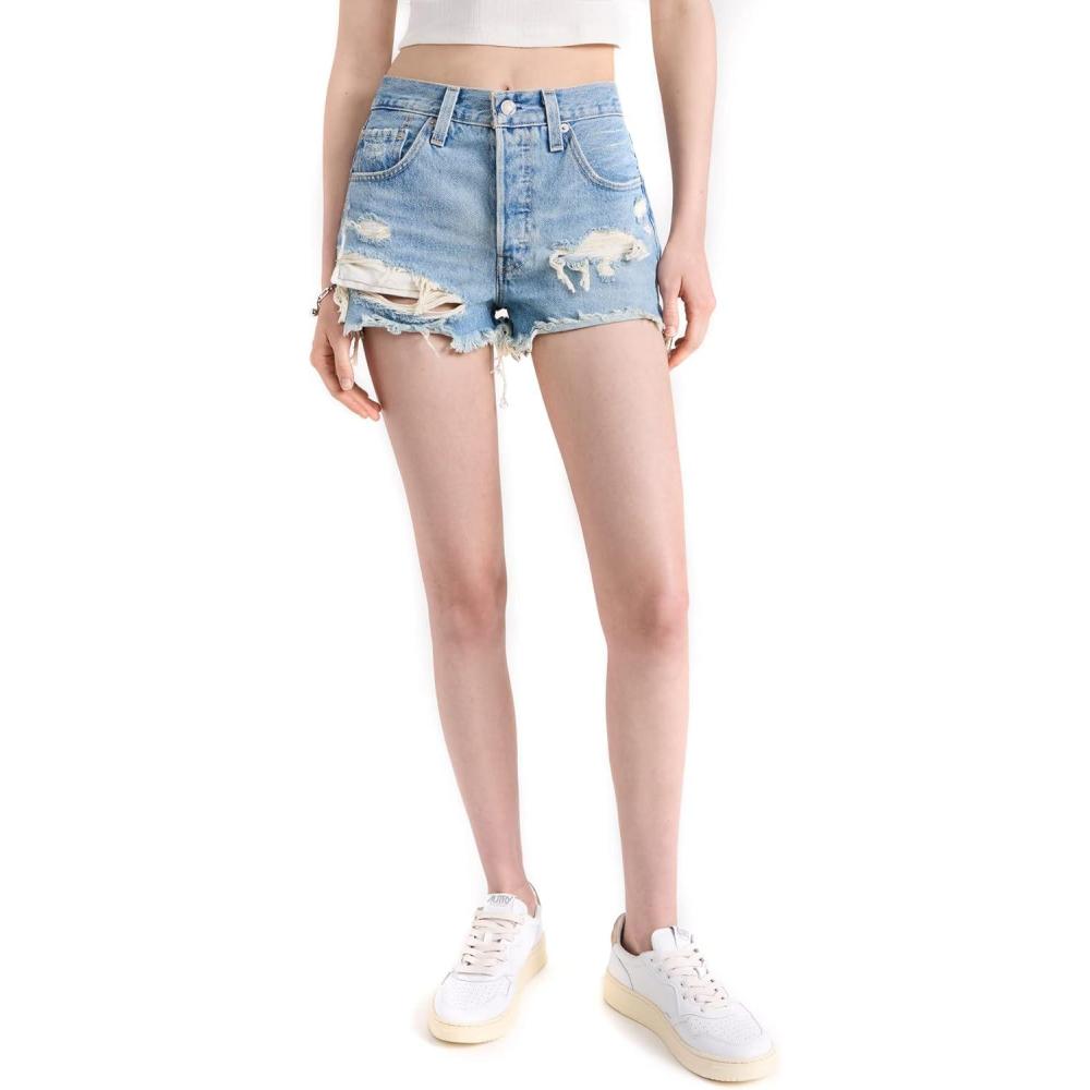 imageLevis Womens 501 Original Shorts Also Available in PlusFault Line