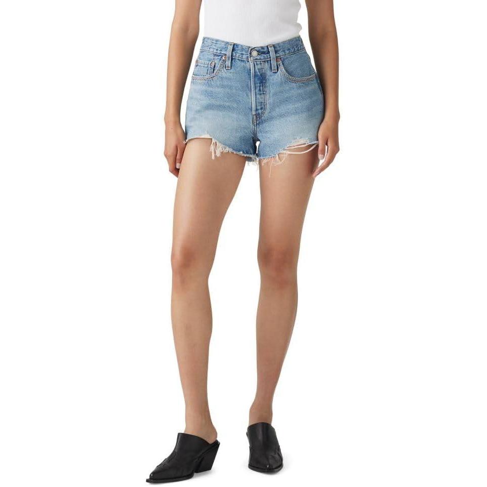 imageLevis Womens 501 Original Shorts Also Available in PlusSwitch Stitch