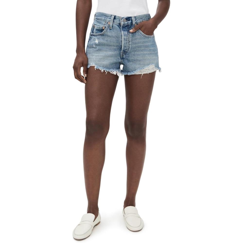 imageLevis Womens 501 Original Shorts Also Available in PlusVague Finish