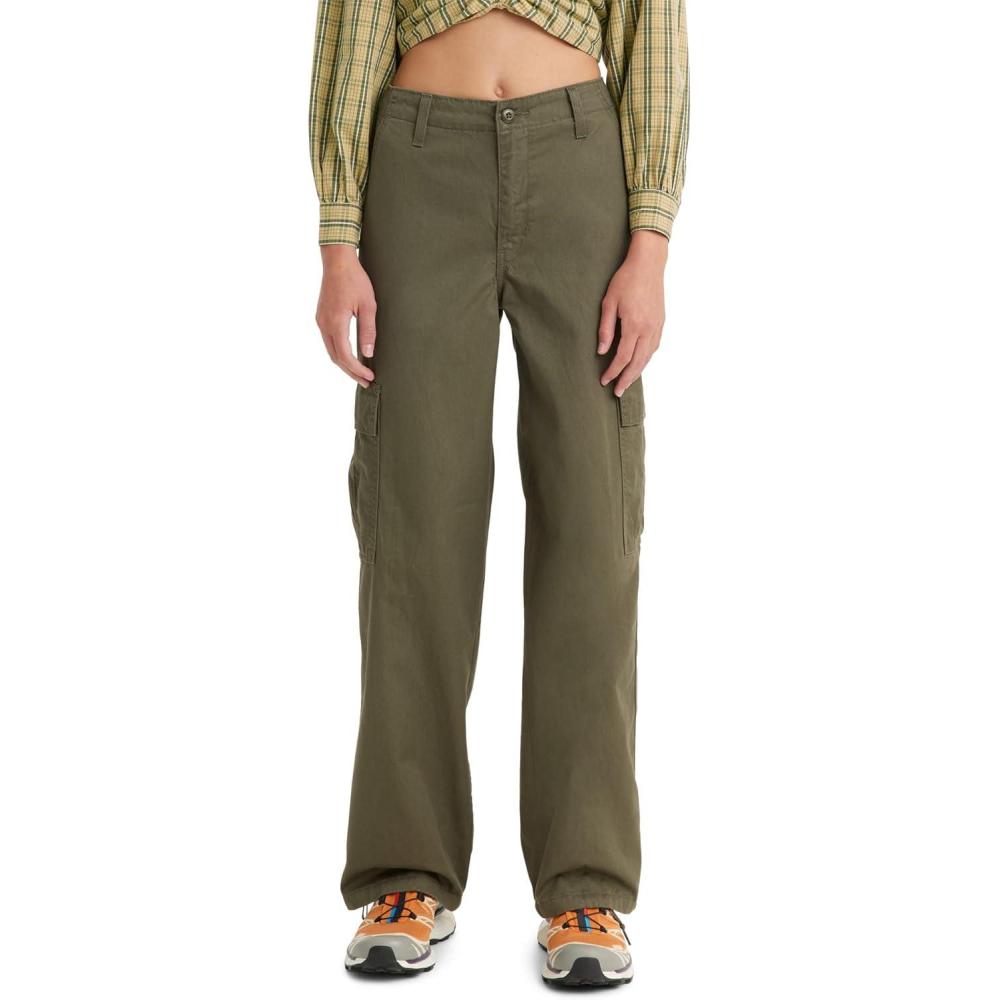 imageLevis Womens 94 Baggy Cargo PantsArmy Green