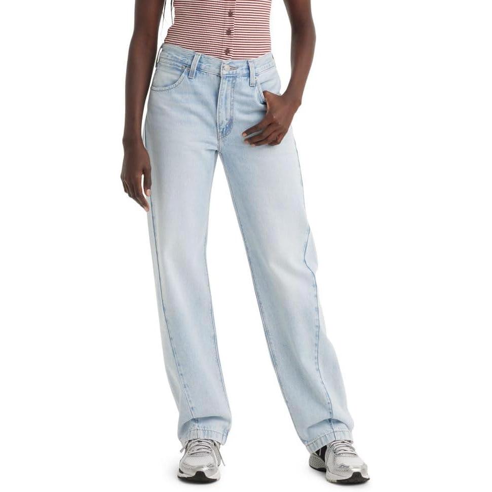 imageLevis Womens 94 Baggy SeamedAbraided Art