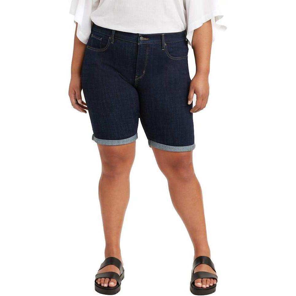 imageLevis Womens Bermuda ShortsRoyal Rinse Dark Indigo