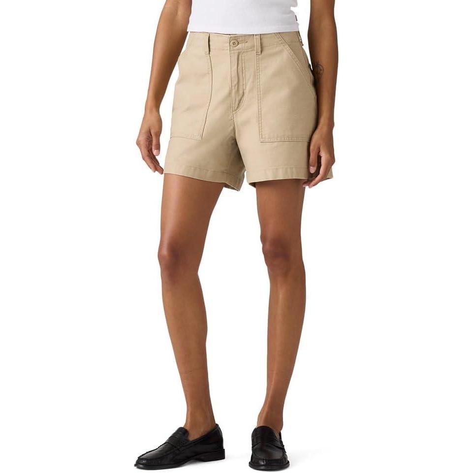 imageLevis Womens Cinch Utility ShortNew White Pepper Nonstretch