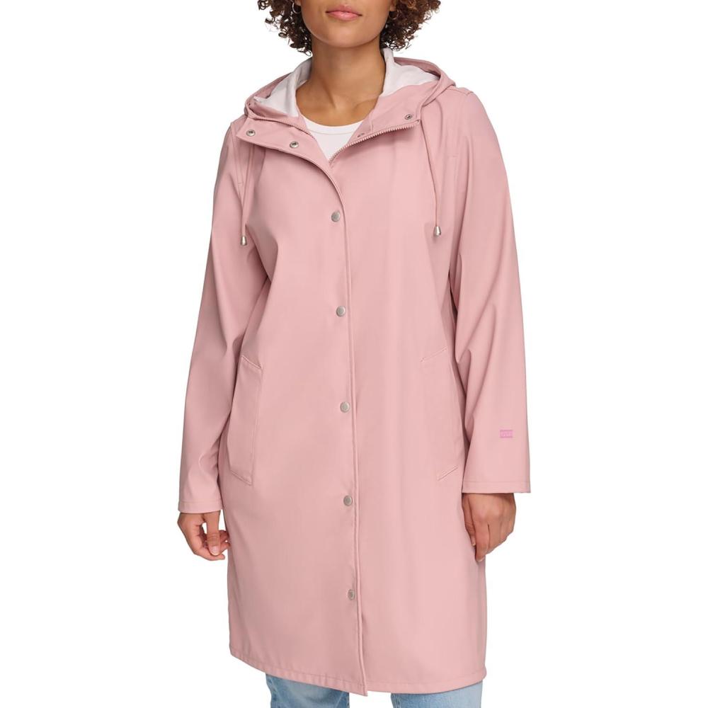 imageLevis Womens Classic Hooded Rain ParkaRose