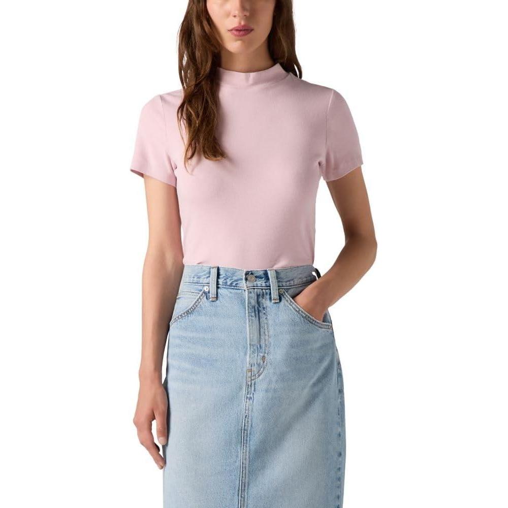 imageLevis Womens Effortless Short Sleeve TeeFragrant Lilac