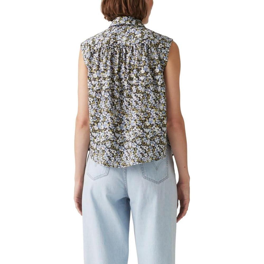 imageLevis Womens Gracen BlouseLillian Floral Pearl Blue