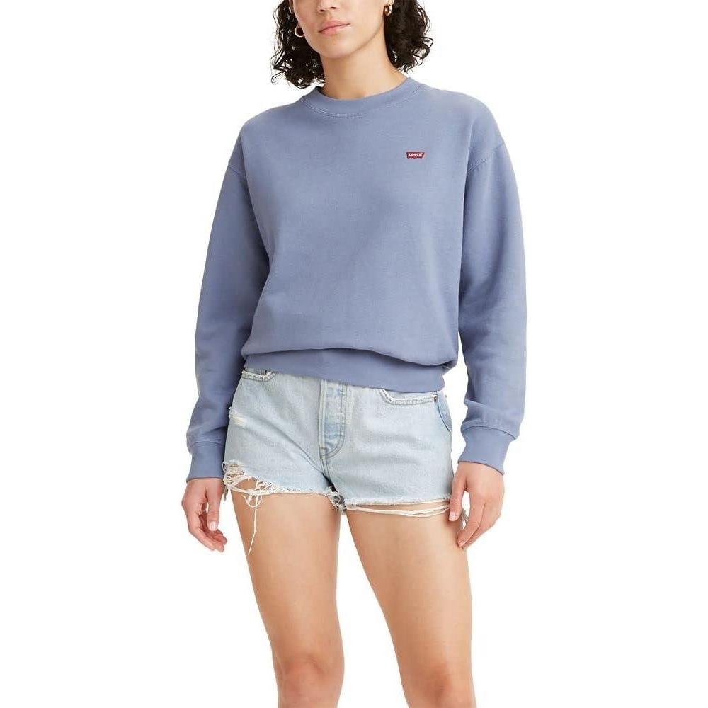 imageLevis Womens Graphic Standard Crewneck SweatshirtCountry Blue