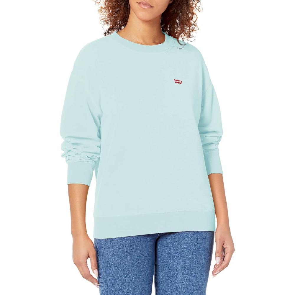 imageLevis Womens Graphic Standard Crewneck SweatshirtSterling Blue