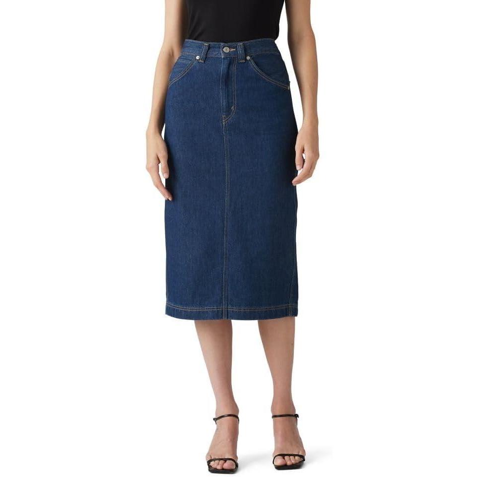 imageLevis Womens HighRise Slit SkirtLets Get Lost Again