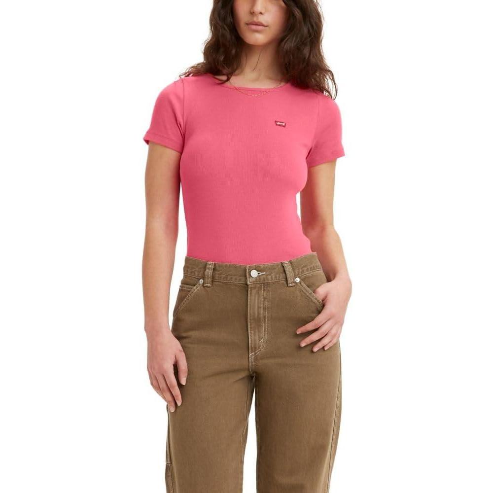 imageLevis Womens Honey Short Sleeve ShirtNew Mesa Rose